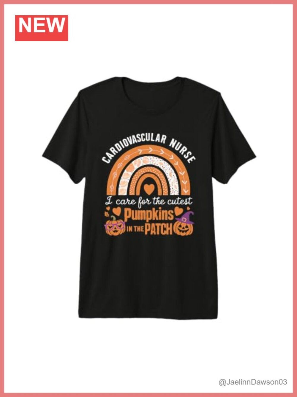 Cardiac Nurse Halloween Trick or Treat Tri-Blend T-Shirt